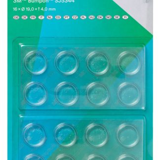 Piedini autoadesivi Adesivo 3M in PUR, forma circolare, Ø 19.1mm x 4.1mm