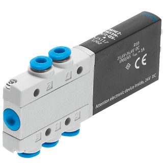 Elettrovalvola a Solenoide Festo, funzione 5/2 Monostable, azionamento Elettrico, 24V cc