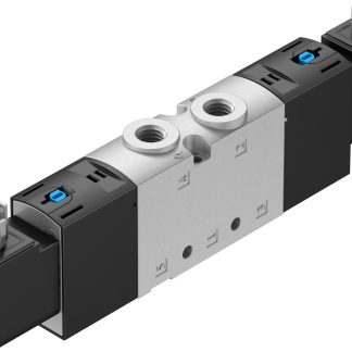 Elettrovalvola a Solenoide Festo, G 1/8, funzione 5/3 Closed, azionamento Elettrico