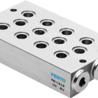 Manifold Festo PRS-1/8-4-B, 4 stazioni, filettatura G 3/8, Alluminio