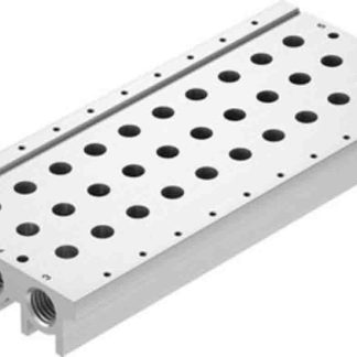 Manifold Festo VABM-L1-18S-G38-10, 16 stazioni, filettatura G 3/8, Alluminio