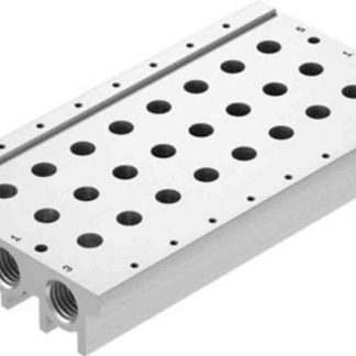Manifold Festo VABM-L1-18S-G38-8, 16 stazioni, filettatura G 3/8, Alluminio