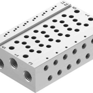 Manifold Festo VABM-L1-10W-G18-5, 16 stazioni, filettatura G 1/8 - M5, Alluminio