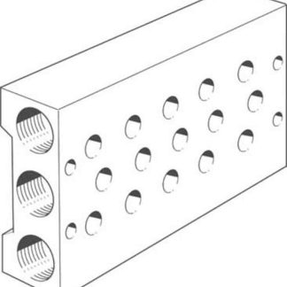 Manifold Festo PRS-1/8-5-B, 5 stazioni, filettatura G 3/8, Alluminio