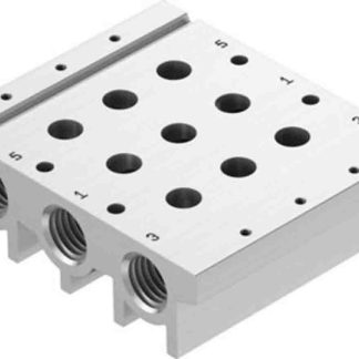 Manifold Festo VABM-L1-18S-G38-3, 16 stazioni, filettatura G 3/8, Alluminio