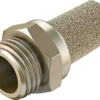 Silenziatore pneumatico Festo, serie AMTE, ingresso Maschio NPT 1/4, 10bar max, in Ottone, bronzo