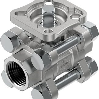 Valvola pneumatica a controllo manuale Festo, 2/2, con Leva ad asta, NPT 1/2