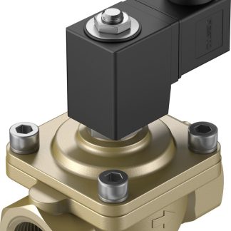 Elettrovalvola pneumatica di controllo pilotata Festo, G 1, funzione 2/2 Closed, Monostable, azionamento Elettrico