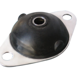 Supporto antivibrazione Paulstra Hutchinson Polyflex in Gomma, Ø 82mm, H. 20mm