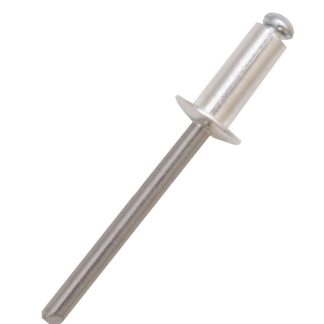 Rivetto Cieco RS PRO in Alluminio, col. Grigio, Ø 2.4mm, L. 4mm