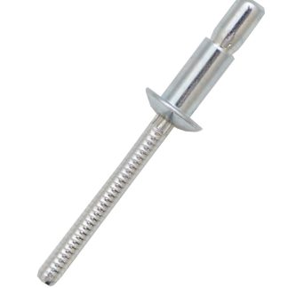 Rivetto Cieco RS PRO in Acciaio, col. Grigio, Ø 4.8mm, L. 14.5mm