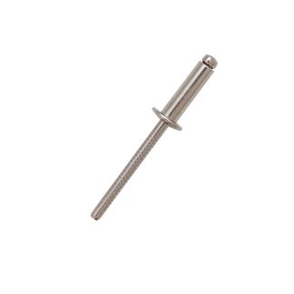 Rivetto Cieco RS PRO in Acciaio Inox, col. Grigio, Ø 3.2mm, L. 10mm