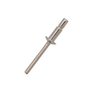 Rivetto Cieco RS PRO in Acciaio Inox, col. Grigio, Ø 6.4mm, L. 14.5mm