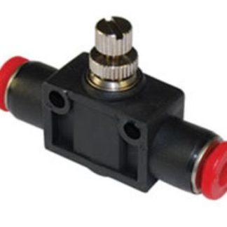 Regolatore in linea Norgren serie Pneufit C, ingresso tubo Push In 4mm, uscita tubo Push In 4mm