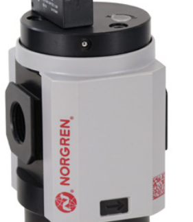 Elettrovalvola pneumatica di controllo pilotata Norgren, G 3/4, funzione 3/2 Soft start/Dump, azionamento Solenoide,