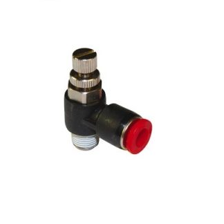 Regolatore di flusso Norgren serie Pneutic C., ingresso tubo 6mm, uscita tubo 6mm