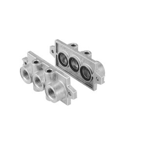 Base sub Norgren CQM/22152/3/22, filettatura G 3/8, Alluminio
