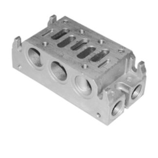 Base sub Norgren CQM/22253/3/27, filettatura G 3/8, Alluminio