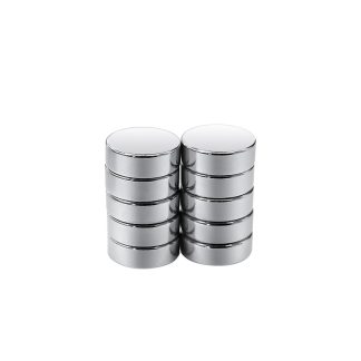 Magnete a disco RS PRO, Ø 9mm spesso 3mm, trazione 1.41kg