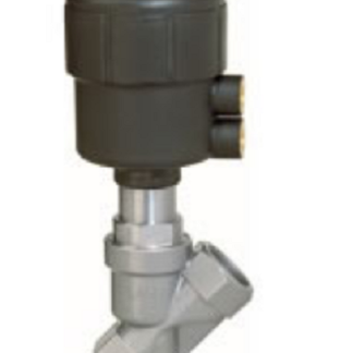 Valvola di processo ad azionamento pneumatico Buschjost, con sede angolare, Normalmente chiuso, 16 bar max