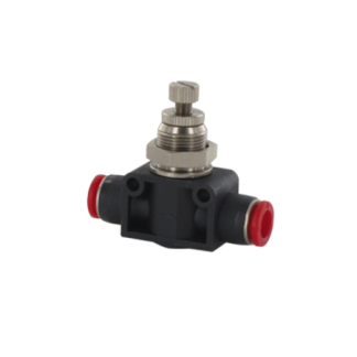 Regolatore di flusso Norgren serie C00GP, ingresso tubo 12mm, uscita tubo 20.5mm