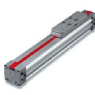 Attuatore senza stelo Norgren, serie Lintra, Doppio effetto, foro da 50mm, corsa 800mm, 8 bar max, attacco G 3/8 4,4 kg