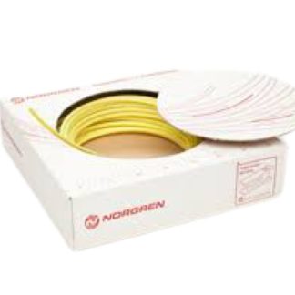 Tubo per aria compressa Norgren in Poliuretano, Ø int. 2.5mm, Ø est. 4mm, lungh. 25m, col. Giallo