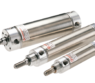 Cilindro pneumatico a profilo tondo Norgren RT/57200/M, Doppio effetto, foro da 16mm, corsa 10mm