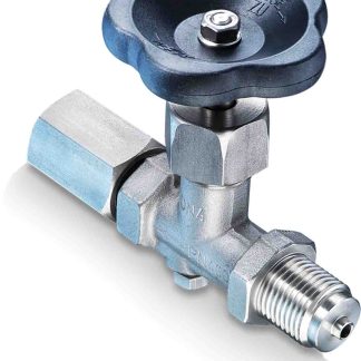 Rubinetto manometro Bourdon, 400 bar max