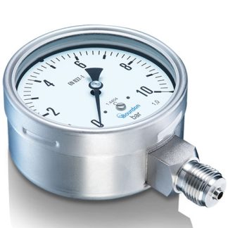 Manometro Bourdon, 0bar → 10bar max, Ø est. 134mm