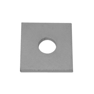 Staffa quadrato in Acciaio inossidabile RS PRO, 1 foro da 12mm di diametro, dimensioni M12 x 40 x 3mm