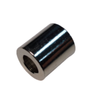 Distanziale Rotondo in Ottone RS PRO, L. 2mm, Ø est. 6mm, Ø inserto 3.2mm