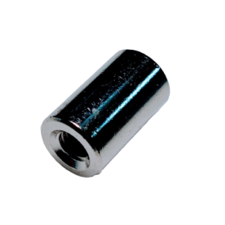 Distanziale Rotondo in Ottone RS PRO, L. 30mm, Ø est. 6mm, Ø inserto 3mm, per vite da M3