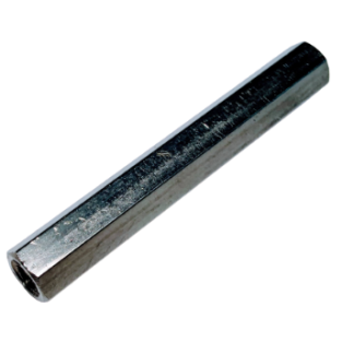 Distanziale filettato Esagonale Femmina/Femmina, in Acciaio inox Liscio, L. 10mm, M2 x M2