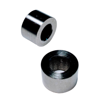 Distanziale Rotondo in Acciaio inox RS PRO, L. 5mm, Ø est. 8mm, Ø inserto 4mm, per vite da M4