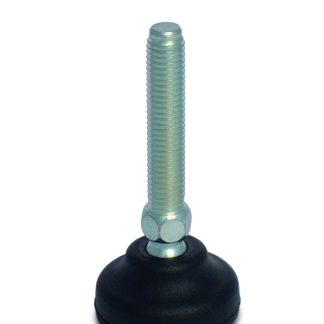 Piedino regolabile RS PRO in Acciaio dolce, Ø 40mm, M8 x 25mm, 1000kg