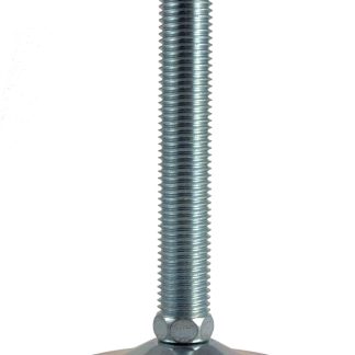 Piedino regolabile RS PRO in Acciaio dolce, Ø 100mm, M20 x 150mm, 1500kg