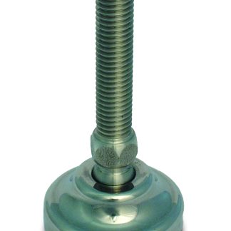 Piedino regolabile RS PRO in Acciaio inossidabile, Ø 50mm, M12 x 150mm, 1500kg