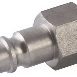 Raccordo pneumatico filettato RS PRO serie 63262 DN 7.8, Filettato, tubo 3/8 in Femmina, in Acciaio