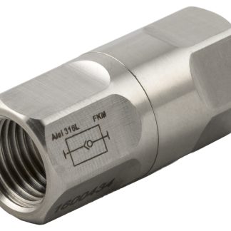 Valvola di non ritorno, RS PRO, serie 66061, ingresso 1/4 in Female, uscita 1/4 poll. femmina, 0.2 → 25bar