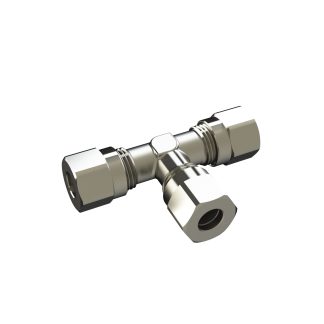 Connettore in Ottone A T RS PRO, Metrico Femmina M14 - Femmina M14