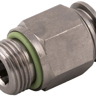 Raccordo pneumatico filettato RS PRO serie 70020, Filettato, tubo 1/8 in Male Maschio, in Ottone nichelato