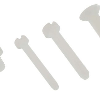 Kit viti e bulloni in Nylon RS PRO, guida a Scanalatura, 600 pezzi, filettatura M3, M4, M5