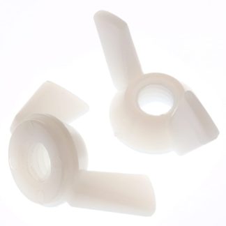 Dado con alette RS PRO in Nylon Liscio, filettatura M6, alette da 27.3mm