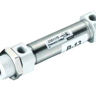 Cilindro conforme allo standard ISO RS PRO IAC, Doppio effetto, foro da 20mm, corsa 25mm