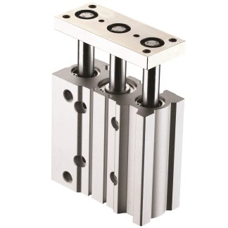 Cilindro guidato RS PRO serie SGM, corsa 75mm, foro da 16mm, Doppio effetto, 10bar max