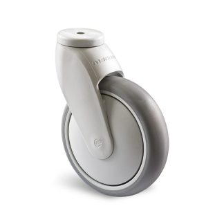 Ruota per carrelli orientabile Guitel Hervieu in Gomma, Ø 100mm, 100kg