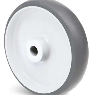 Ruota carrello Guitel Hervieu, tipo Rigido, in Gomma termoplastica, Ø 80mm, carico 60kg