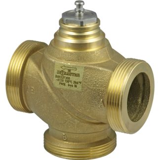 Valvola motorizzata in Ottone SAUTER REGULATION, 3 V, 16 bar max, 3 porte, compatibile con tubo da DN15