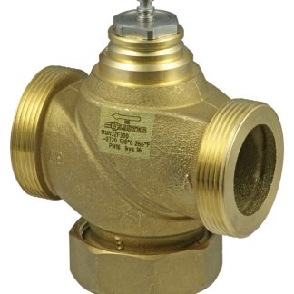 Valvola motorizzata in Ottone SAUTER REGULATION, 2 V, 16 bar max, 2 porte, compatibile con tubo da DN40mm